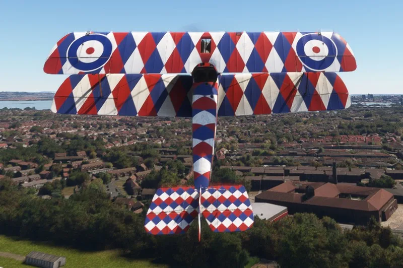 Sopwith Camel, No1 School of Special Flying 1917 (Harlequin) for Microsoft Flight Simulator 2020 and Microsoft Flight Simulator 2024